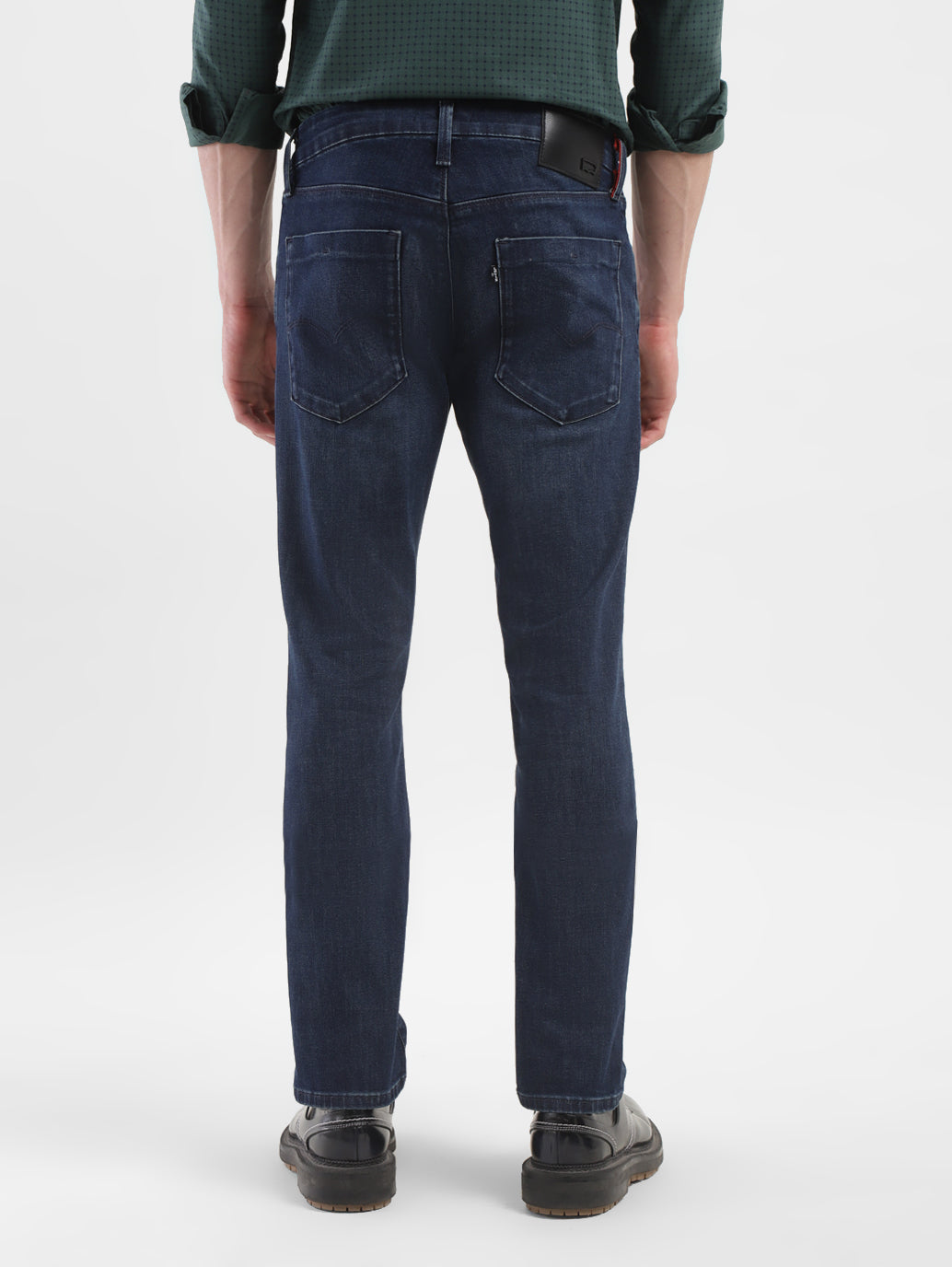 Men's 65504 Blue Skinny Fit Mid Rise Jeans