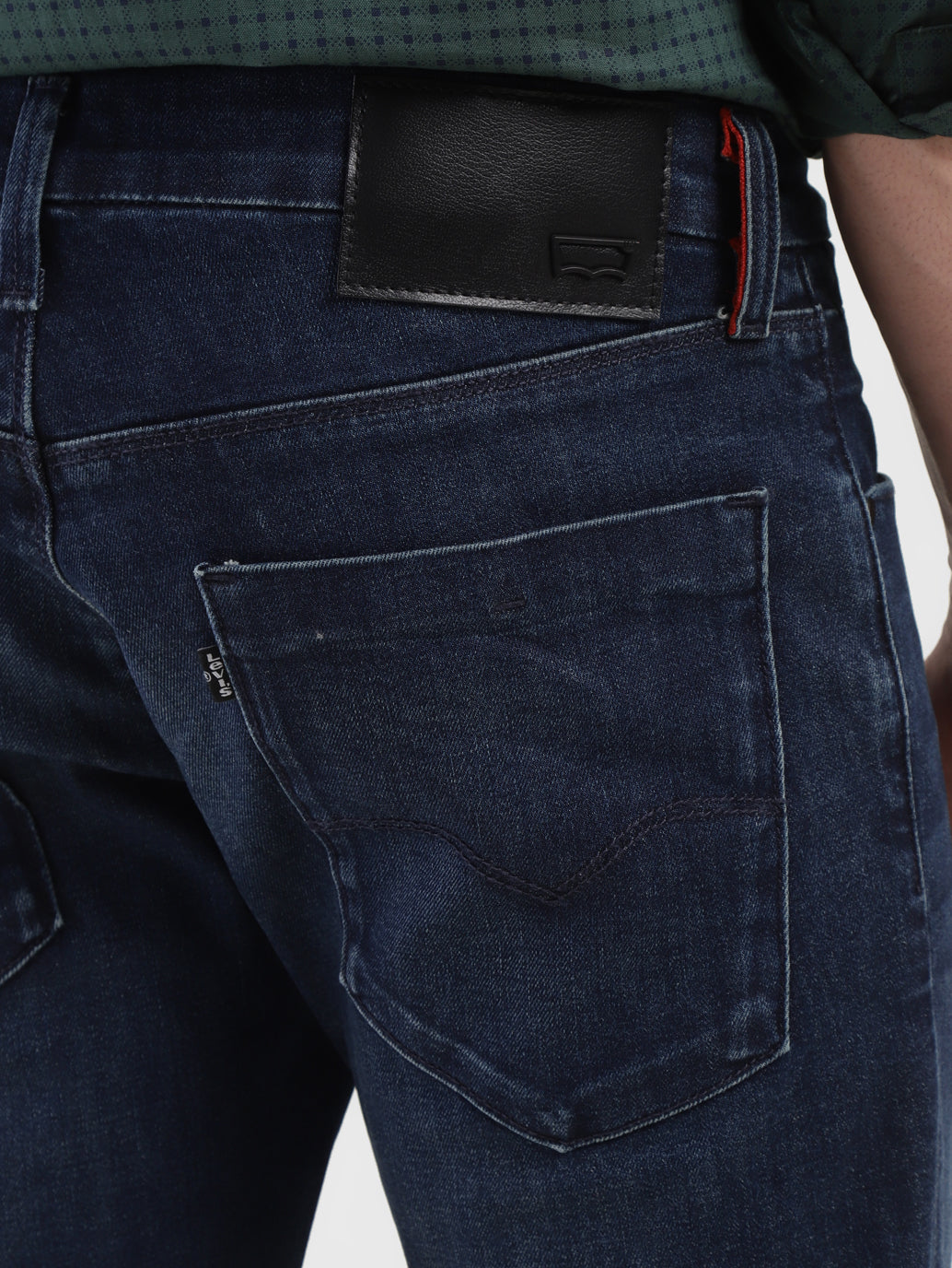 Men's 65504 Blue Skinny Fit Mid Rise Jeans