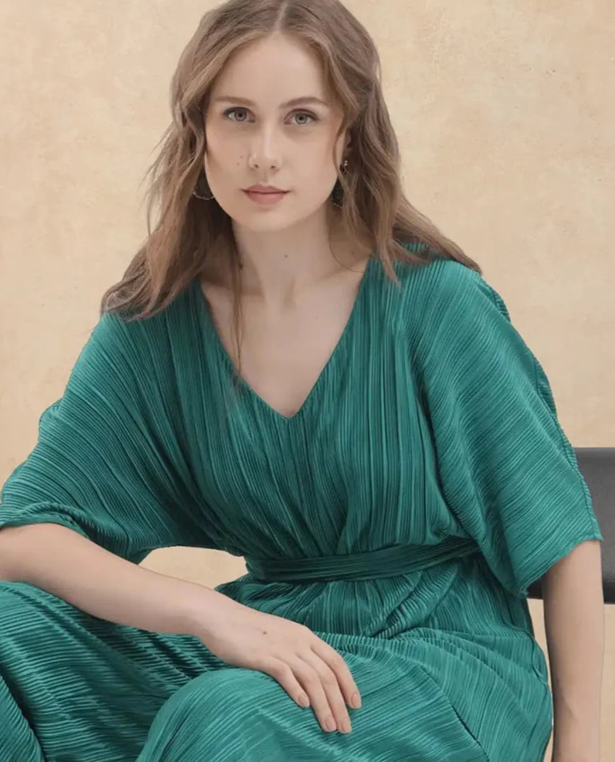 Rareism Womens Belgarde-T Petrol Top Polyester Short Sleeve Dyed