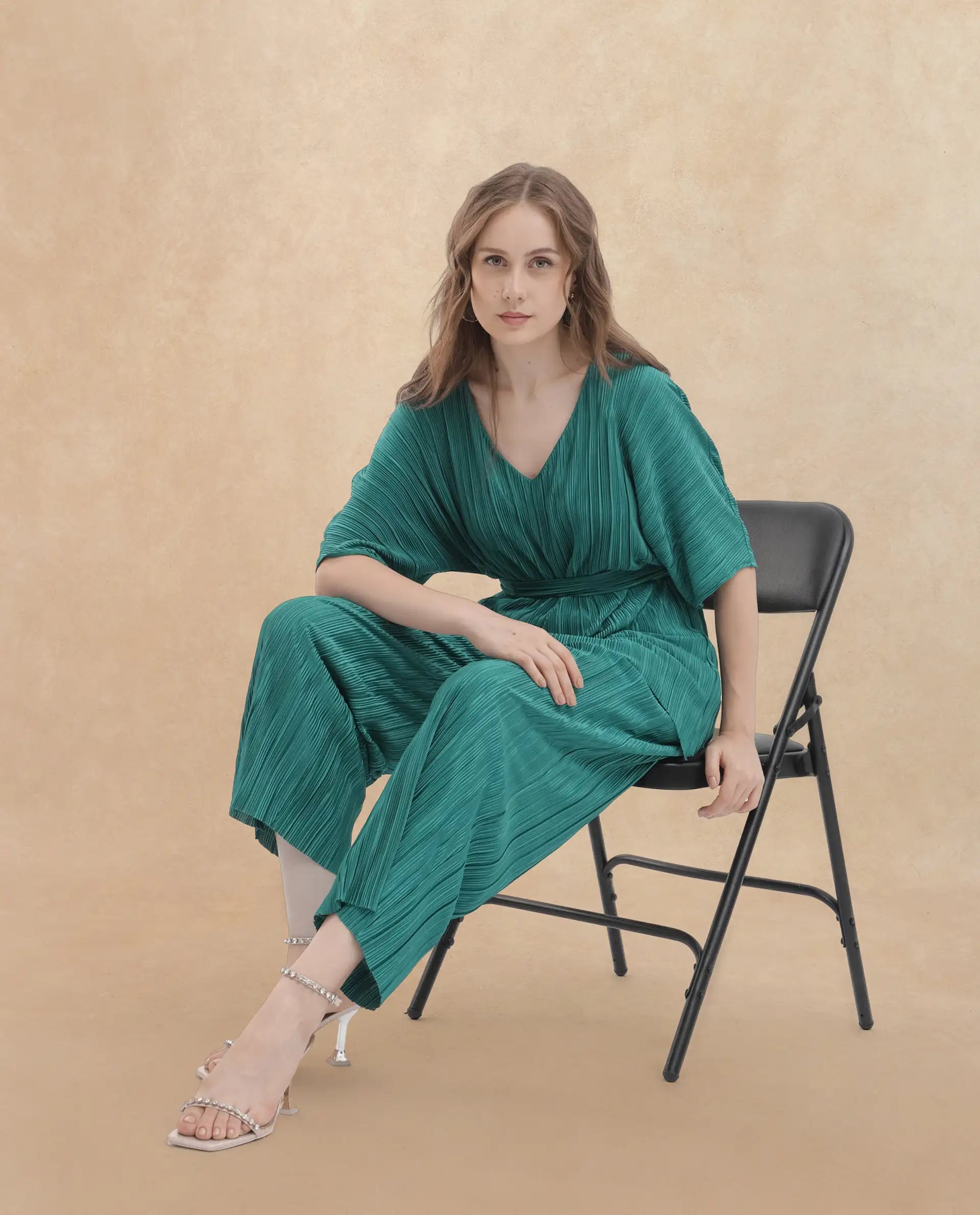 Rareism Womens Belgarde-T Petrol Top Polyester Short Sleeve Dyed