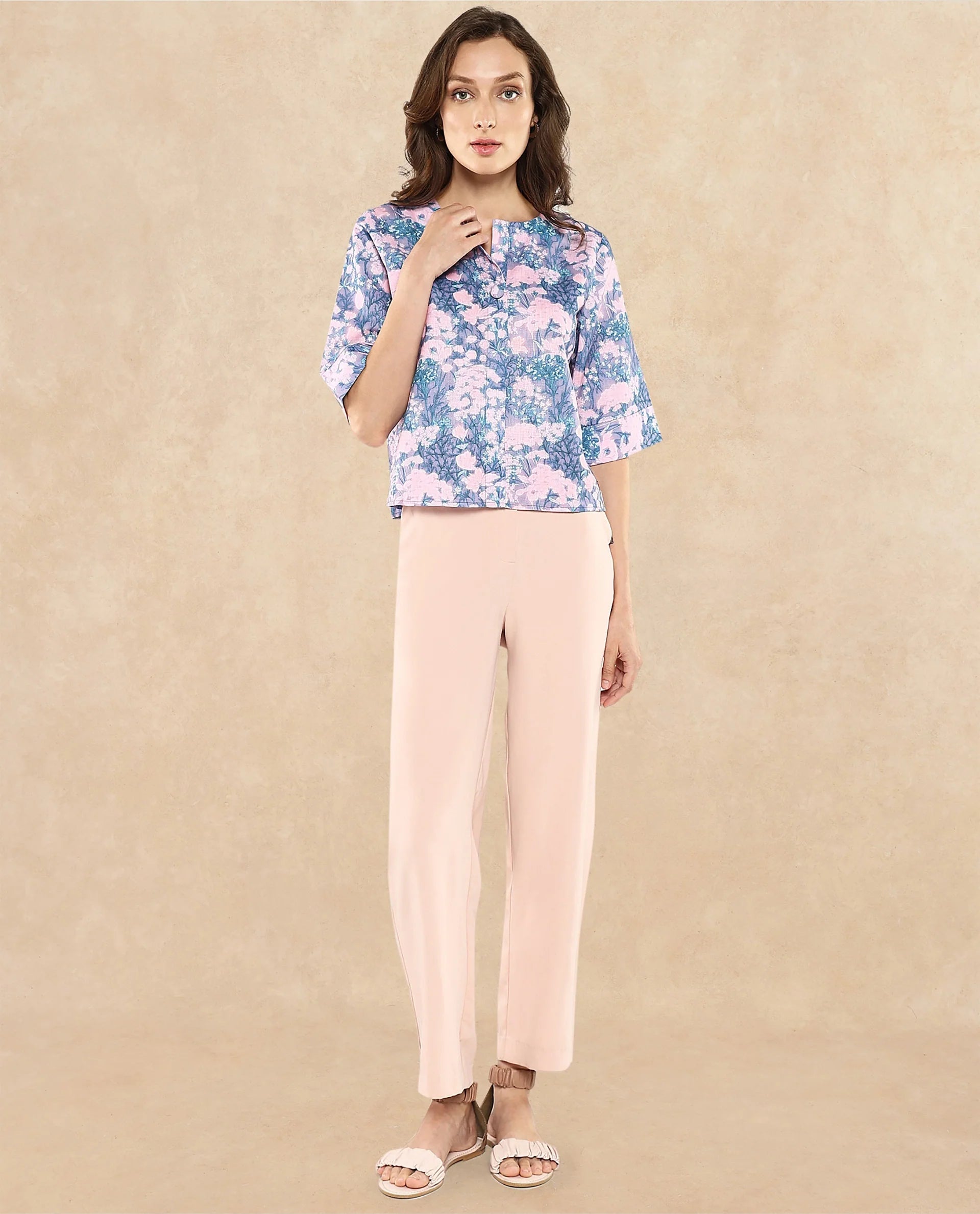 Rareism Women Duncano Multi Printed Top