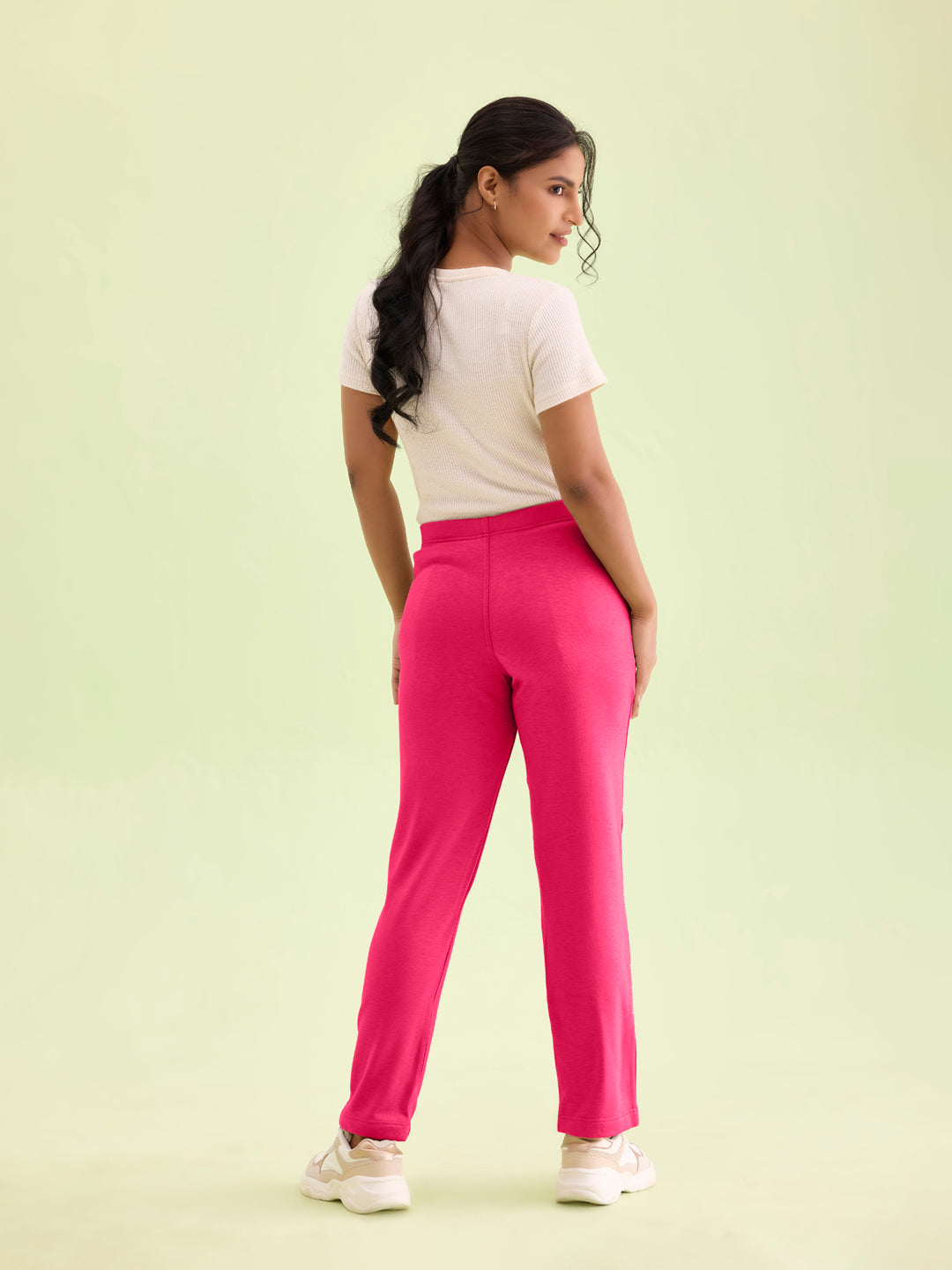 Dark Rose Fleece Ultra Warm Kurti Pant