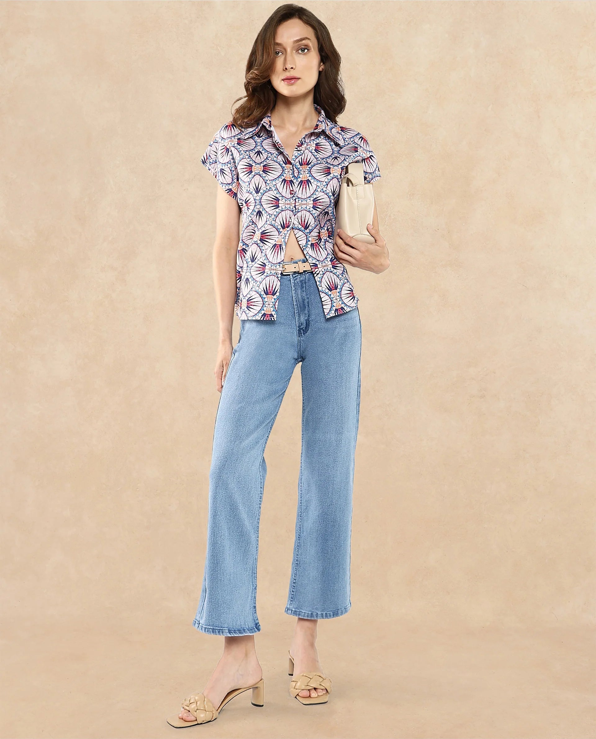 Rareism Women Joancut Multi Printed Top