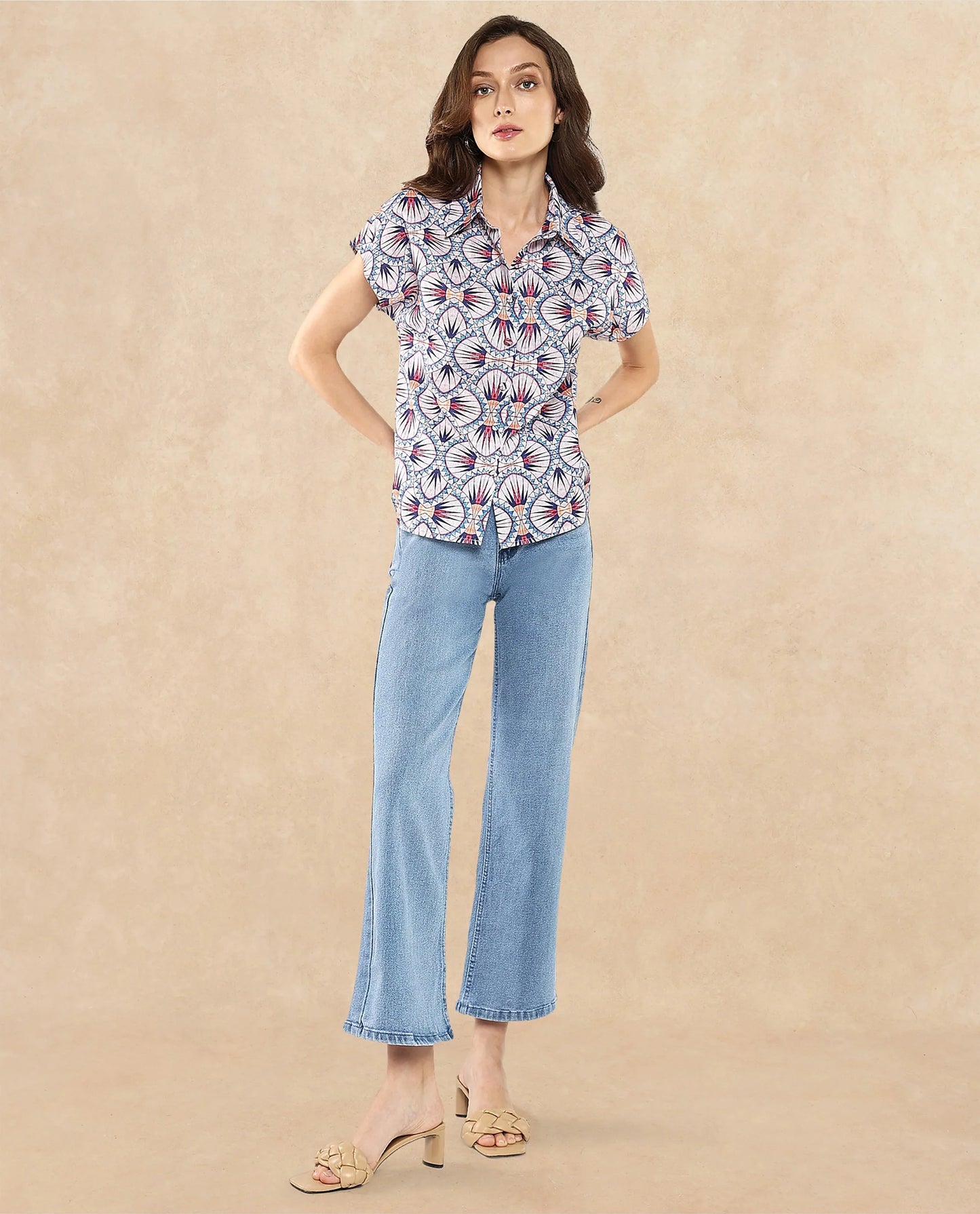 Rareism Women Joancut Multi Printed Top