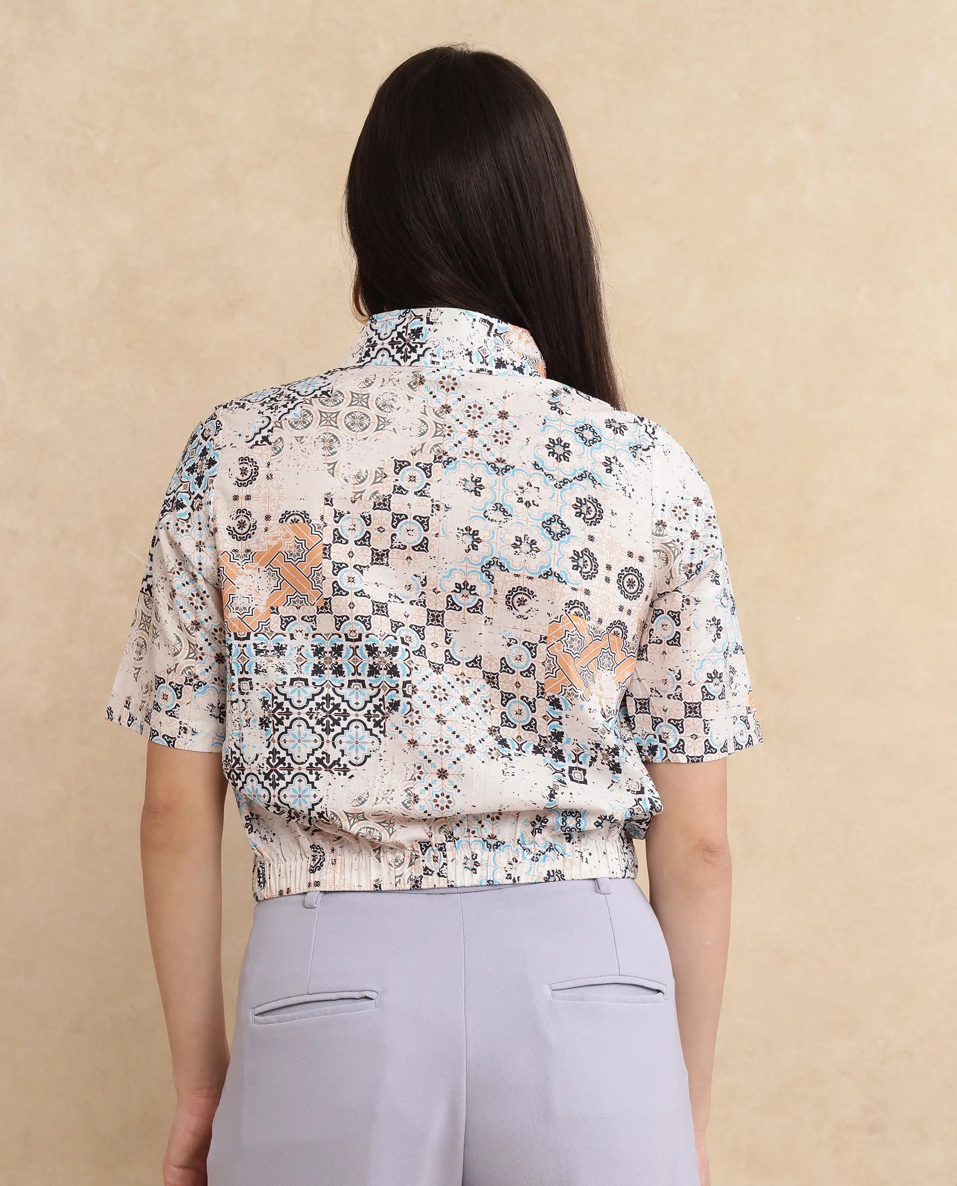 Rareism Women Kitanas Multi Printed Top