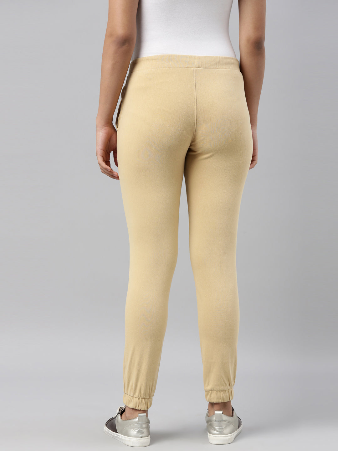 Banana Cotton Poly Stretch Cuffed Joggers