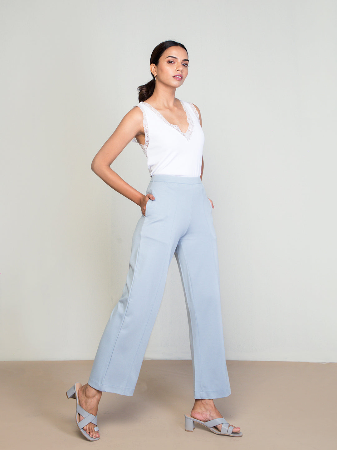 Aqua Roma Ponte Wide Pants