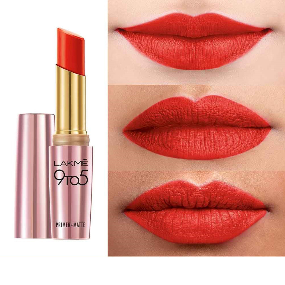 Lakmē 9to5 Powerplay Priming Matte Lipstick
