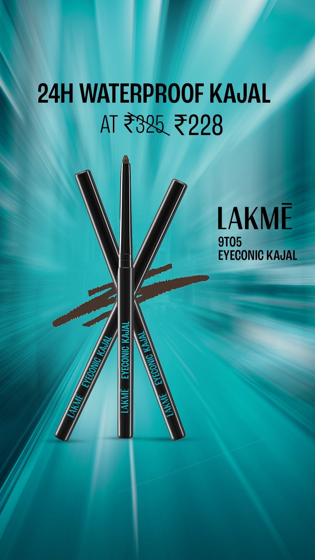 Lakmē  9 to 5 Eyeconic Kajal